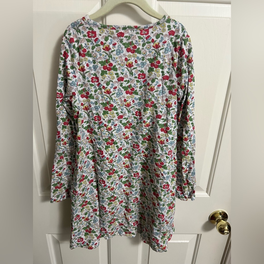 Mini Boden Ivory Autumn Raspberry Unicorn Applique DITSY Dress Size 8-9years - Picture 6 of 6